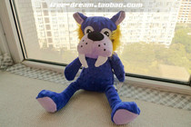 Foreign Trade Europe and America Single D Pet Toy Dog Toy Blue Lion Monster Demon Call Dog Gift Interaction