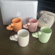  ins Korean style Korean net celebrity water cup mug High facial value household water cup milk cup Coffee cup fashion