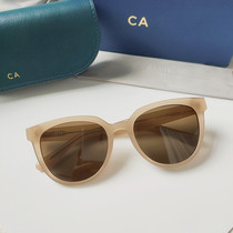  2021 new Karin sunglasses womens summer sunscreen Xiuzhi the same glasses UV milk tea color GM sunglasses tide