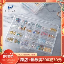 Shinko Japan imported jewelry box earrings storage box necklace nail jewelry box clay man accessories finishing box