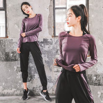 2021 casual sports suit womens spring and summer new net red loose running gym quick-drying breathable yoga suit