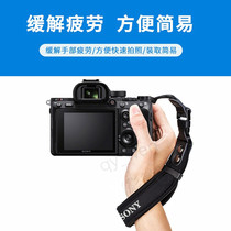 Suitable for Sony A7C A6400 microsingle-camera hand wristband ZV1 ZV-E10 Photography hand rope A7R4 A7M3