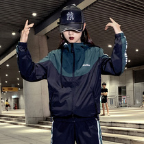 Official Das lovers spring autumn clothing 2021 new big code sports suit slimmer and thin two sets for casual wear