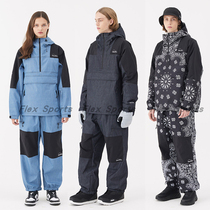 2122 DIMITO mens and womens BLOCK JACKET PAISLEY warm waterproof 10K ski suit set