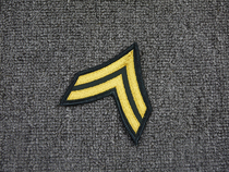US Military Public Hair Vietnam War Period CPL E4 Army rank arm badge