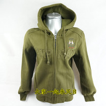 5 Camp No. 5 American Womens Army fan sweater hooded loose coat cotton plus velvet womens couples