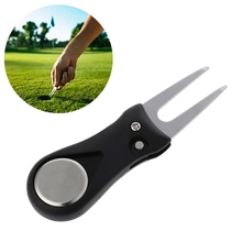 MARK Green magnetic golf fork with ball fork with mark Green Golf
