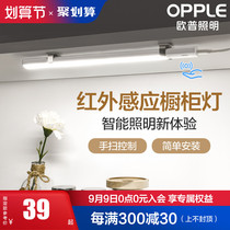 Op kitchen wardrobe led eye protection lamp learning bedroom desk stall reading charging cabinet lamp