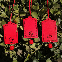 Wish card praying brand name card message card wooden listed decoration jewelry temple tourist attraction supplies wooden card