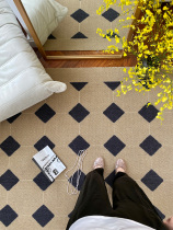 Ronai coco Paris apartment tile series Pure wool Belgian carpet Living room Sofa carpet Cloakroom