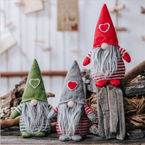 Christmas doll dolls no face Doll Doll plush toys children Christmas gifts Christmas gifts
