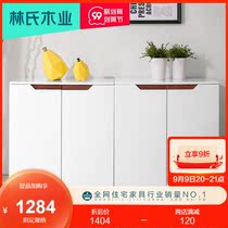 Lins wood industry Nordic simple home living room storage food side cabinet storage tea water Cabinet wine cabinet side cabinet EX1T