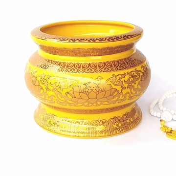 香炉　10 2023-12．金森映井智 象嵌鋳銅 丸香炉 - 高岡銅器展示館