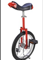 Double eleven competitive unicycle flat shoulder thickened aluminum wheel single-wheeled bicycle high and low adjustable toy car