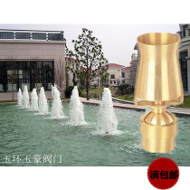 Factory direct all copper 1 inch G1 DN25 adjustable tree ice Cedar nozzle landscape fountain pool