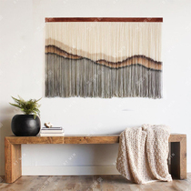 ins Nordic hand-woven dyed tapestry Bohemia hanging cloth homestay soft custom tapestry