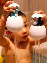 Children spray water ducklings yellow ducks penguin eggs children babies bathing water toys for bathing in the bathroom
