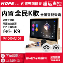 HOPE yearns for K9 intelligent background music host system wireless ksong wifi power amplifier top speaker speaker