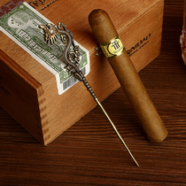 Cuban cigar tobacco needle brass cigar dredge portable cigar pine needle drill hole