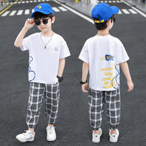 Childrens suit Mens suit Summer 2022 new Cubs T-shirt short sleeve shorts Chauchus Children boys two pieces