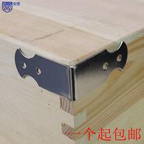 Wooden box 008 angle metal iron corner protection edging 90 degree triangle right angle reinforced fixed angle furniture hardware connector