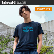 Timberland Tim Bailan official mens short sleeve T-shirt spring and autumn 21 new outdoor casual round neck) A4352