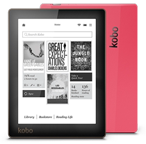 Rakuten KOBO Aura e-book Reader with light flat-screen ink screen Novel Student e-paper book