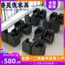 4s shop leather office sofa single seat business simple reception room small coffee table combination exhibition hall three individual