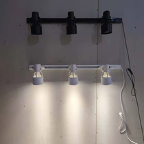 LED wiring-free hole-free nail-free spotlights Stick to wall track lights with plug removable plug-in astigmatism lights