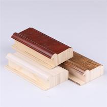 Home European decorative line custom ecological solid wood line foot tile frame wooden line