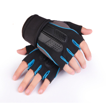 Gym gloves Mens and womens equipment dumbbells weightlifting extended wrist protection training protective non-slip half-finger sports gloves