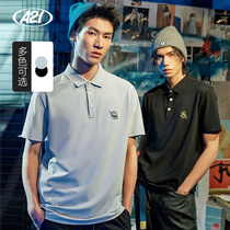 (Small Bear Series) A21 mens clothing turnover short sleeves POLO shirt 2022 Summer new hygroscopic speed dry boomer clothes