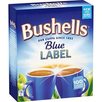 Australian Bushells Blue Label 100 Tagged Tea Bags