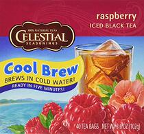 Celestial Seasonings Raspberry Cool Brew Iced Black