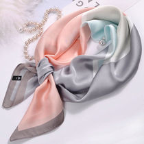 2021 new small square towel female Korean version of the small scarf summer neck scarf decoration winter wild thin small scarf