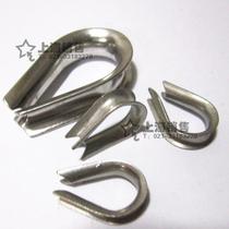 304 stainless steel collar wire rope collar protective sleeve triangle ring chicken heart ring M2 M3 small