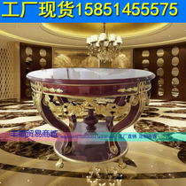 Hotel lobby Huatai New Chinese Roundtable Club Feng Shui Terrace Sales Office Postmodern Model House End View Terrace
