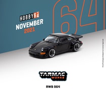 Ingenuity] Tarmac works TW 1:64 911 RWB Blackbird 964 alloy car model