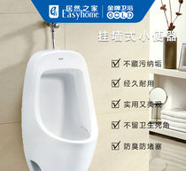 Gold bathroom urinal