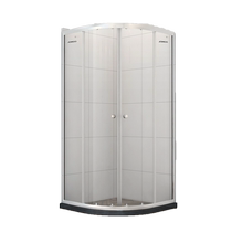 Jiumu custom fan-shaped shower room bathroom toilet dry and wet separation partition store same M3041A-3C1