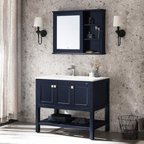 Wrigley bathroom small beauty floor solid wood wash table basin mirror cabinet bathroom cabinet combination APGM10L4008-A