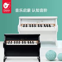 Mechanical childrens small piano wooden early education beginner 1 -- 6 year old baby mini gift music toy