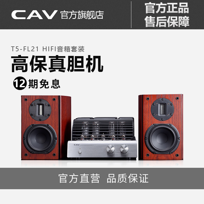 CAV T5-FL21 Bile speaker hifi set high fidelity fever grade tube power amplifier sound