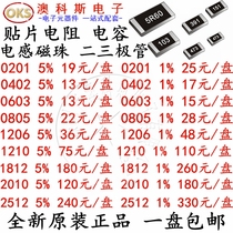 SMD resistor capacitor discharge 0402 0603 0805 1206 1210 1812 2010 2512