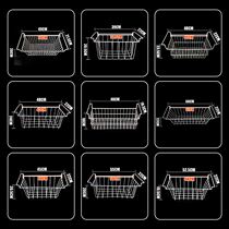 Freezer partition grid shelf Refrigerator partition bar Freezer inside shelf Freezer hanging basket Storage hanging basket