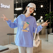Pregnant womans spring clothing long sleeve T-shirt with long sleeves Loose Big Code Spring Autumn style Fashion suit female spring blouses woman
