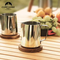Outdoor camping portable cup 304 edible stainless steel cup drink beer white red wine coffee milk tea wide mouth