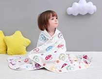 Baby Pure Cotton Six Layers Gauze Mushroom Quilt Baby Cover Blanket Air Conditioning Quilted By Children Pure Cotton Bath Towels Spring Autumn Winter Summer
