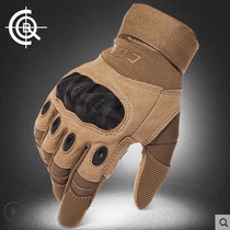 CQB outdoor tactical gloves men's full finger gloves o special forces anti-skid combat gloves cut half finger autumn and winter