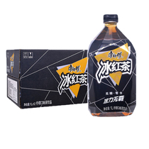 Master Kongs new sugar-free ice tea 1L*12 bottles full box of zero card large bottles of affordable tea drinks save more